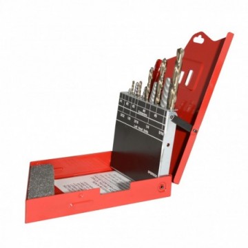 9500LD Juego 10 brocas acero alta velocidad y...