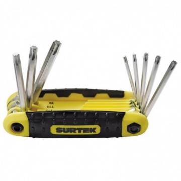 ALLFTNX8 Juego de 8 llaves hexagonales Torx®...