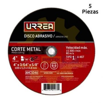 AMCS04A Disco abrasivo 4 pulgadas , 4000 rpm-...