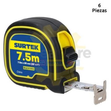 B122065 Flexómetro soft grip 8m x 1 pulgadas...