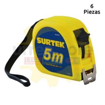 B122071 Flexómetro de invencible 5.5m x 1 Surtek