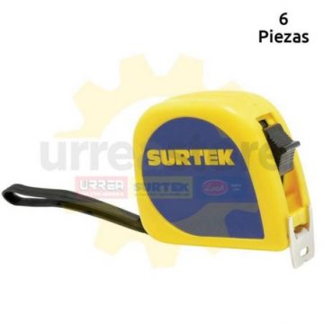 B122072 Flexómetro de invencible 8m x 1 Surtek