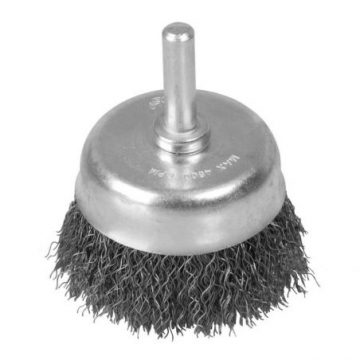 C306 Carda copa trenzada alambre delgado 5" x...