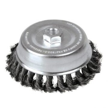 C308 Carda copa trenzada alambre grueso 3" x...