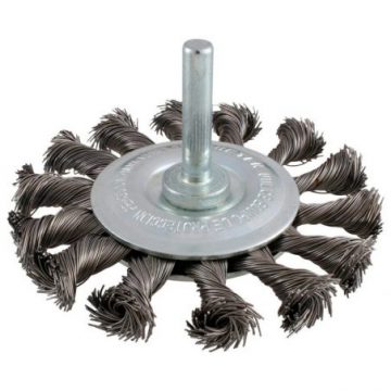 C566 Carda circular trenzada alambre delgado 3"...