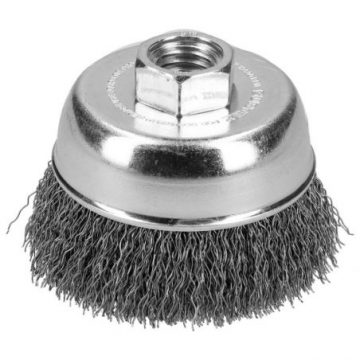 C605 Carda copa trenzada alambre delgado acero...