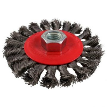 C948 Carda circular trenzada alambre grueso de...