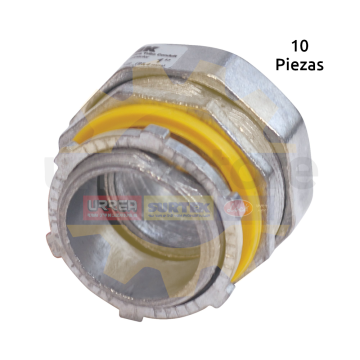 CLT34R Conector recto para tubo liquid tight...