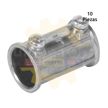COP1 Conector cople para tubo conduit pared...