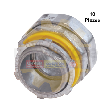 CLT1R Conector recto para tubo liquid tight 1"...