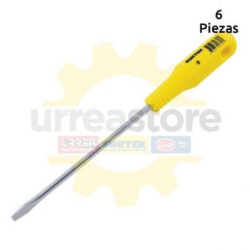 D409 Destornillador amarillo barra redon pta...