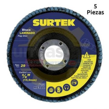 DLZ708 Disco laminado 7 pulgadas grano 80 Surtek