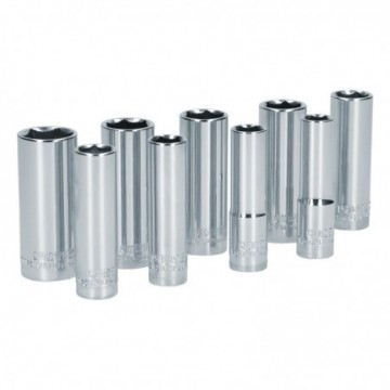 S12M Juego de 9 dados largos milimétricos 3/8...