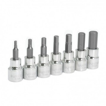 F51H00M Surtek Juego de 7 dados punta hexagonal...